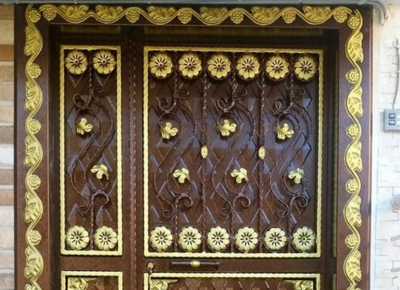 ikinci el ferforjeli bina giriş kapısı